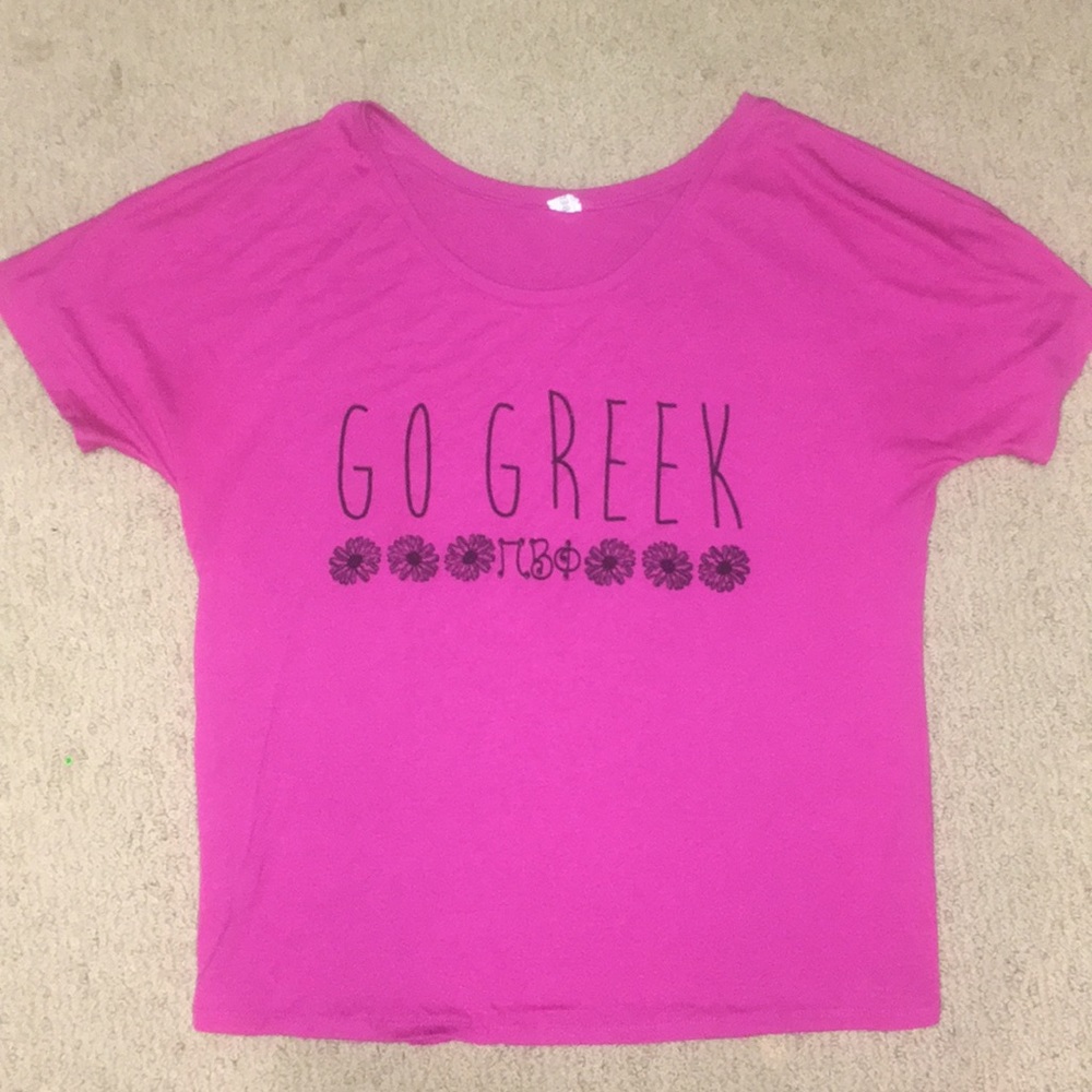 “Go Greek” phi beta phi sorority T-shirt
